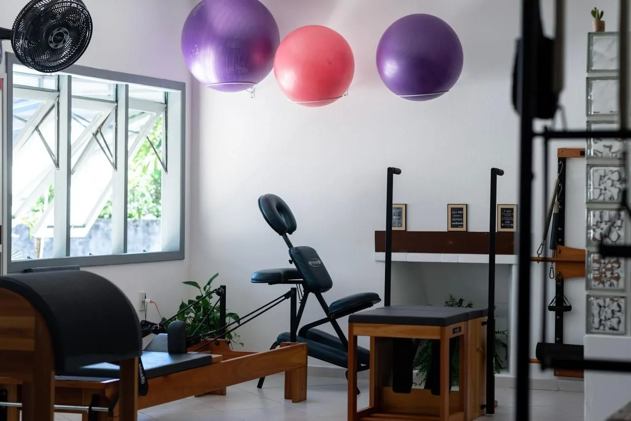 Studio de Pilates com aparelhos
